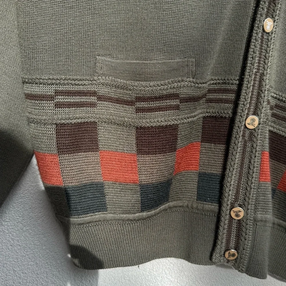VINTAGE Grandpa cardigan sweater wool